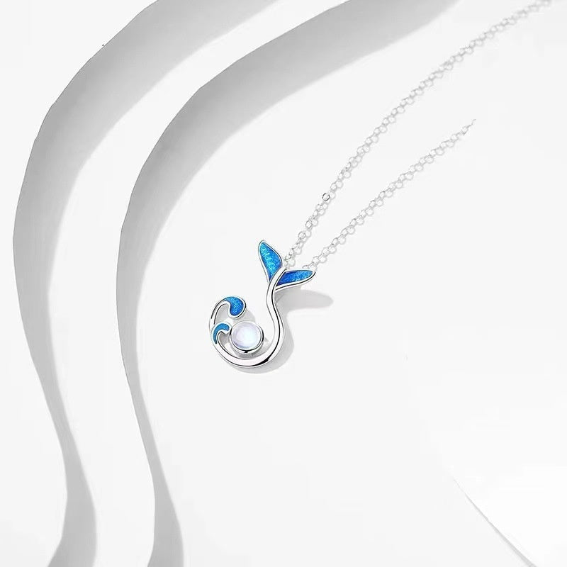 Sweet Titanium Steel Necklace For Women Simple Design